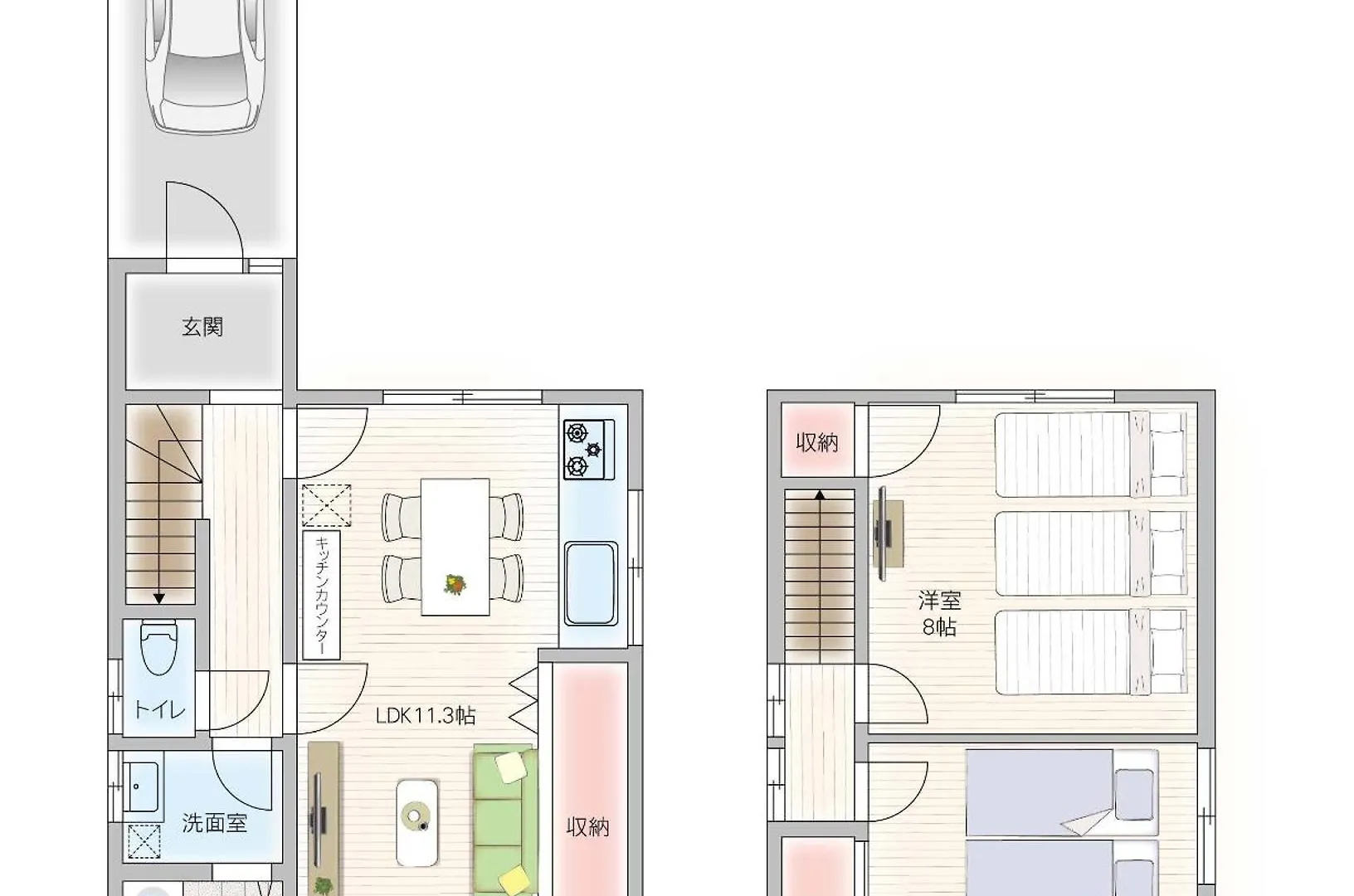名古屋城に1番近い名古屋市北区若鶴民泊 Toyoyama Japan